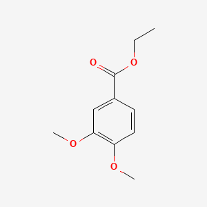 Ethyl 3,4-dimethoxybenzoate chemical structure (CAS 3943-77-9)