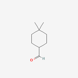 4,4-Dimethylcyclohexanecarbaldehyde chemical structure (CAS 394734-96-4)