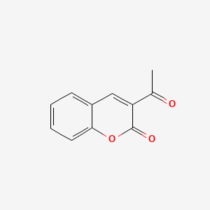 3-Acetyl-2H-chromen-2-one chemical structure (CAS 3949-36-8)