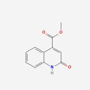 Methyl 2-oxo-1,2-dihydroquinoline-4-carboxylate chemical structure (CAS 39497-01-3)