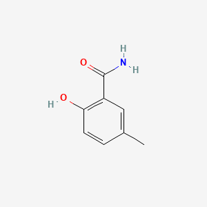 2-Hydroxy-5-methylbenzamide chemical structure (CAS 39506-61-1)