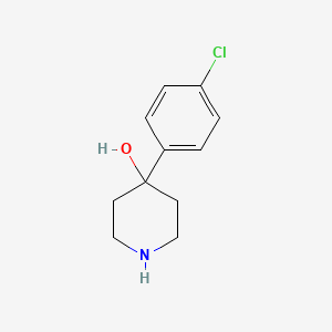 4-(4-Chlorophenyl)piperidin-4-ol chemical structure (CAS 39512-49-7)