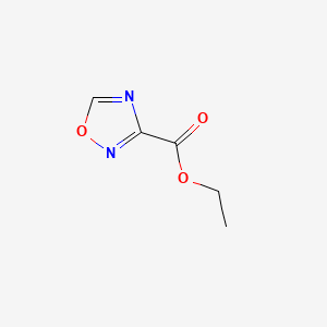 Ethyl 1,2,4-oxadiazole-3-carboxylate chemical structure (CAS 39512-59-9)