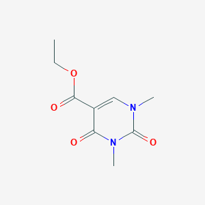 Ethyl 1,3-dimethyl-2,4-dioxo-1,2,3,4-tetrahydropyrimidine-5-carboxylate chemical structure (CAS 39513-47-8)