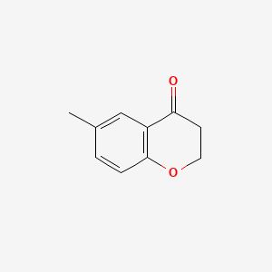 6-Methylchroman-4-one chemical structure (CAS 39513-75-2)
