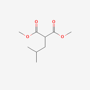 Dimethyl 2-isobutylmalonate chemical structure (CAS 39520-24-6)