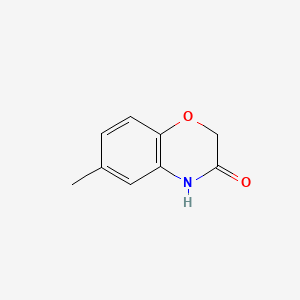 6-Methyl-2H-benzo[b][1,4]oxazin-3(4H)-one chemical structure (CAS 39522-26-4)