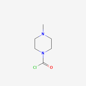 4-Methylpiperazine-1-carbonyl chloride chemical structure (CAS 39539-66-7)