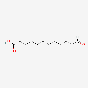 12-Oxododecanoic acid chemical structure (CAS 3956-80-7)