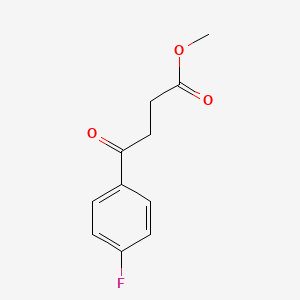 Methyl 4-(4-fluorophenyl)-4-oxobutanoate chemical structure (CAS 39560-31-1)