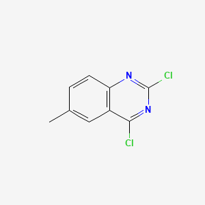 2,4-Dichloro-6-methylquinazoline chemical structure (CAS 39576-82-4)
