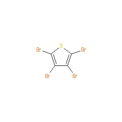 Perbromothiophene chemical structure (CAS 3958-03-0)