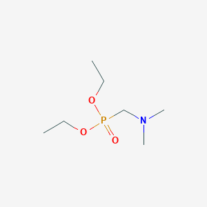 Diethyl ((dimethylamino)methyl)phosphonate chemical structure (CAS 3958-40-5)