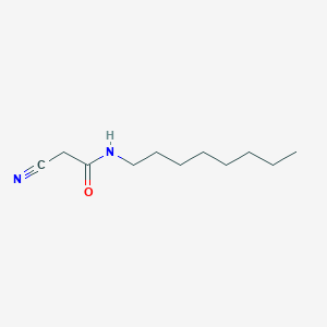 2-Cyano-N-octylacetamide chemical structure (CAS 39581-22-1)