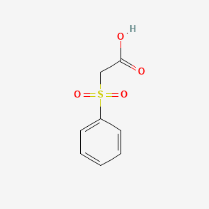 (Phenylsulfonyl)acetic acid chemical structure (CAS 3959-23-7)