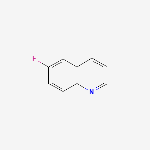 6-Fluoroquinoline chemical structure (CAS 396-30-5)