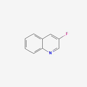3-Fluoroquinoline chemical structure (CAS 396-31-6)