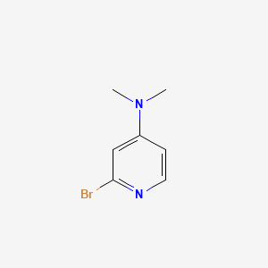 2-Bromo-N,N-dimethylpyridin-4-amine chemical structure (CAS 396092-82-3)