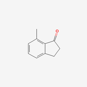 7-Methyl-2,3-dihydro-1H-inden-1-one chemical structure (CAS 39627-61-7)