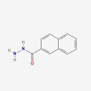 2-Naphthohydrazide chemical structure (CAS 39627-84-4)