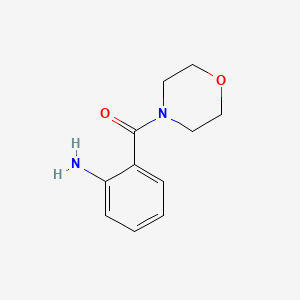 (2-Aminophenyl)(morpholino)methanone chemical structure (CAS 39630-24-5)