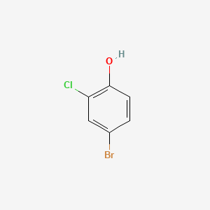 4-Bromo-2-chlorophenol chemical structure (CAS 3964-56-5)