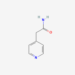 2-(Pyridin-4-yl)acetamide chemical structure (CAS 39640-62-5)