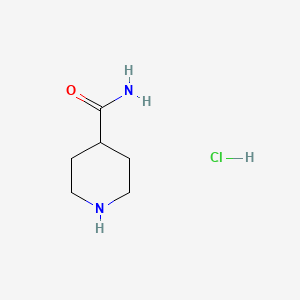 Piperidine-4-carboxamide hydrochloride chemical structure (CAS 39674-99-2)
