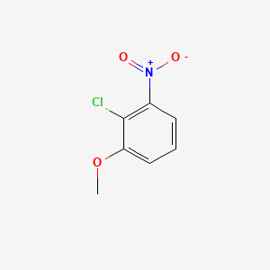 2-Chloro-1-methoxy-3-nitrobenzene chemical structure (CAS 3970-39-6)