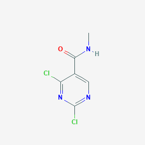 2,4-Dichloro-N-methylpyrimidine-5-carboxamide chemical structure (CAS 39714-33-5)
