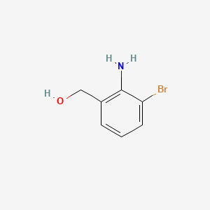 (2-Amino-3-bromophenyl)methanol chemical structure (CAS 397323-70-5)