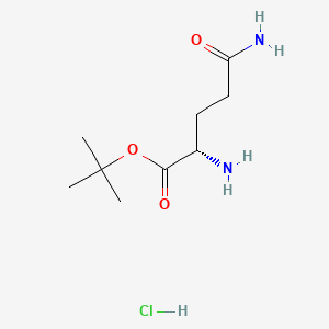 H-Gln-OtBu.HCl chemical structure (CAS 39741-62-3)