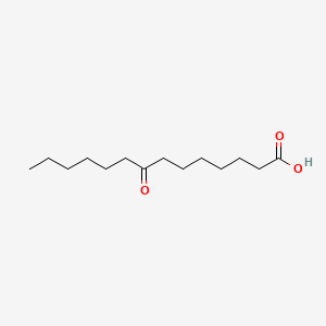 8-Oxotetradecanoic acid chemical structure (CAS 39747-88-1)