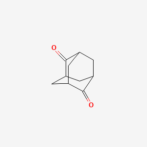 Adamantane-2,6-dione chemical structure (CAS 39751-07-0)