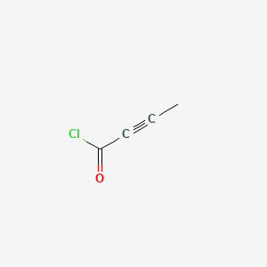 2-Butynoyl chloride chemical structure (CAS 39753-54-3)