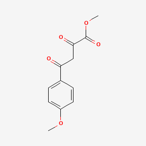 Methyl 4-(4-methoxyphenyl)-2,4-dioxobutanoate chemical structure (CAS 39757-31-8)