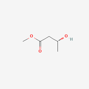 (R)-Methyl 3-hydroxybutanoate chemical structure (CAS 3976-69-0)