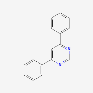 4,6-Diphenylpyrimidine chemical structure (CAS 3977-48-8)