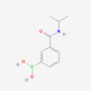 3-(N-Isopropylaminocarbonyl)benzeneboronic acid chemical structure (CAS 397843-69-5)