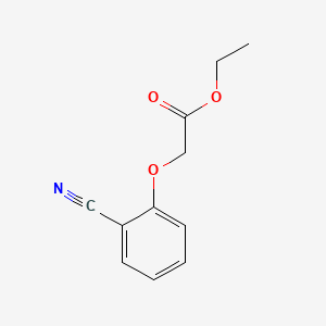 Ethyl 2-(2-cyanophenoxy)acetate chemical structure (CAS 39786-34-0)