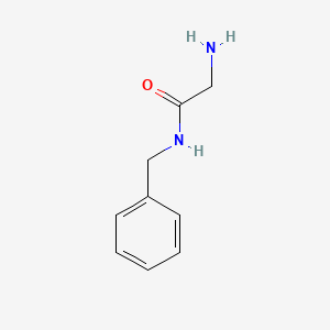 2-Amino-N-benzylacetamide chemical structure (CAS 39796-52-6)