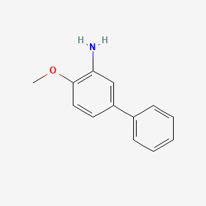 4-Methoxy-[1,1'-biphenyl]-3-amine chemical structure (CAS 39811-17-1)
