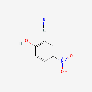 2-Hydroxy-5-nitrobenzonitrile chemical structure (CAS 39835-09-1)
