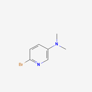 6-Bromo-N,N-dimethylpyridin-3-amine chemical structure (CAS 39856-56-9)