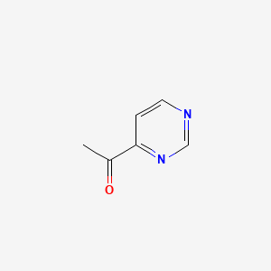 1-(Pyrimidin-4-yl)ethanone chemical structure (CAS 39870-05-8)