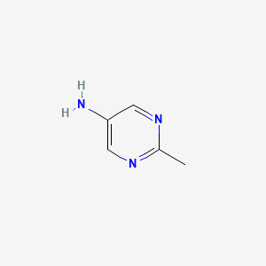 5-Amino-2-methylpyrimidine chemical structure (CAS 39889-94-6)