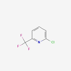 2-Chloro-6-(trifluoromethyl)pyridine chemical structure (CAS 39890-95-4)
