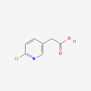 2-(6-Chloropyridin-3-yl)acetic acid chemical structure (CAS 39891-13-9)