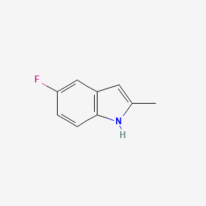 5-Fluoro-2-methylindole chemical structure (CAS 399-72-4)