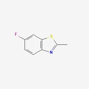 6-Fluoro-2-methylbenzo[d]thiazole chemical structure (CAS 399-73-5)